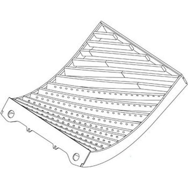 Aftermarket New RH Corn & Soybean Concave Made Fits Case-IH Combine Models 7010 + 86976414HB - main